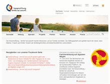 Tablet Screenshot of hessenstiftung.de